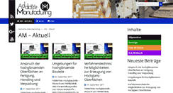 Desktop Screenshot of addictive-manufacturing.com